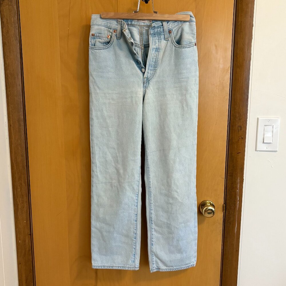 Levis Ribcage Jeans - Light Wash, 27" inseam